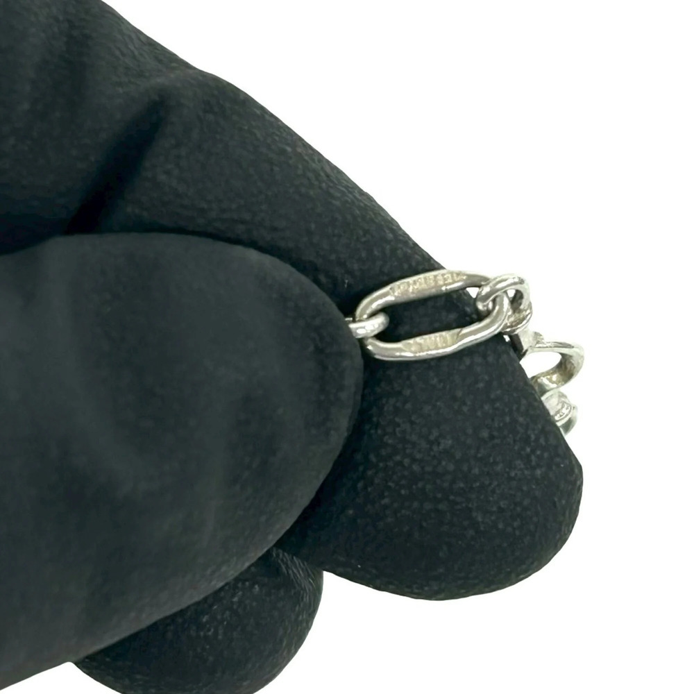 TIFFANY Vintage Silver Heart Charm Bracelet - Picture 3 of 7